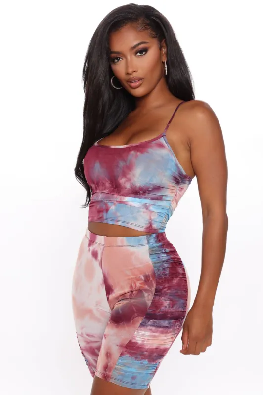 Beachy Waves Matching Set - Multi Color sold by Fashion Nova