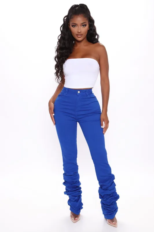 Jahia Flare Pants - Brown/combo sold by Fashion Nova