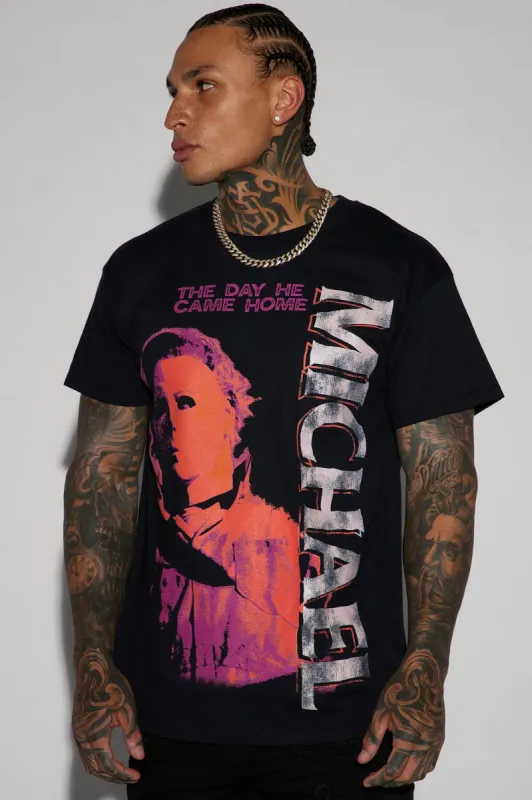 Halloween Michael Myers Short Sleeve Tee - Black sold by Fashion Nova