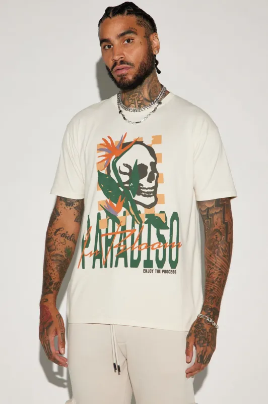 Paradiso In Bloom Short Sleeve Tee - Off White sold by Fashion Nova