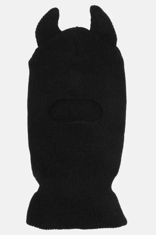 Devilish Babe Balaclava - Black sold by Fashion Nova