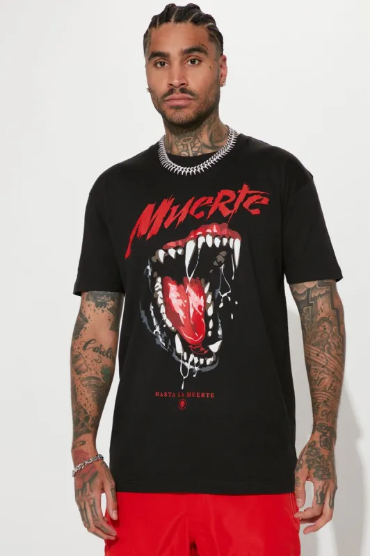 Until Death Short Sleeve Tee - Black sold by Fashion Nova