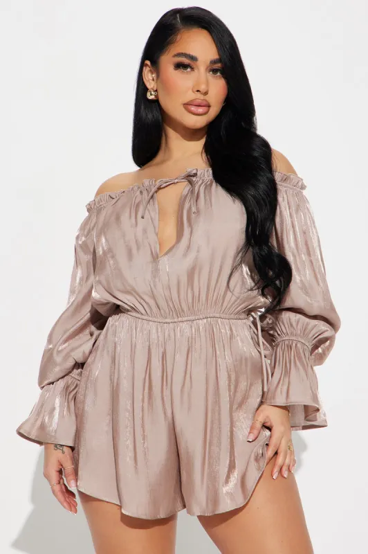 Still Your Best Romper - Mocha sold by Fashion Nova