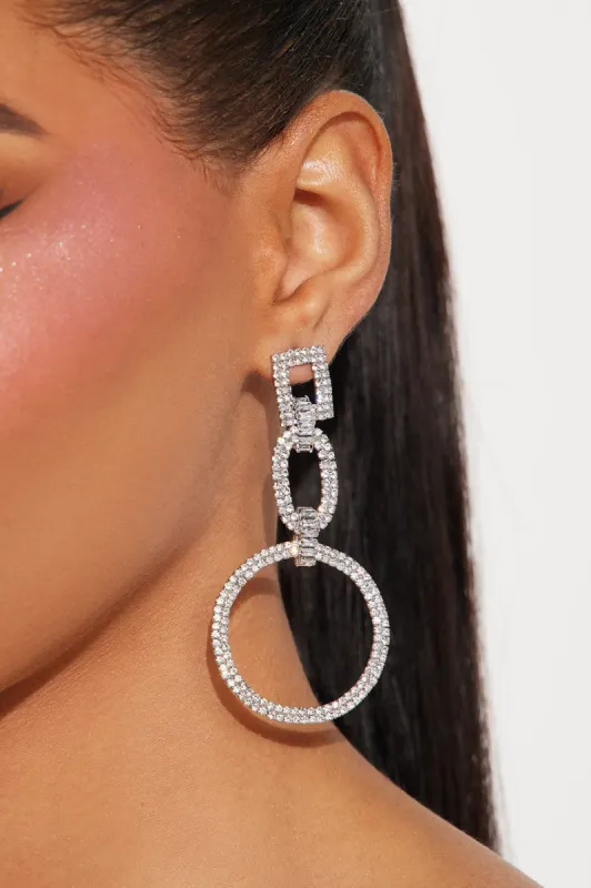Showcase Night Earrings - Silver sold by Fashion Nova