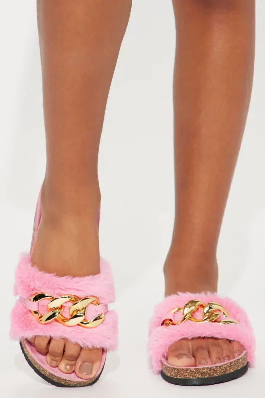 Mini Living Luxe Slides - Pink sold by Fashion Nova