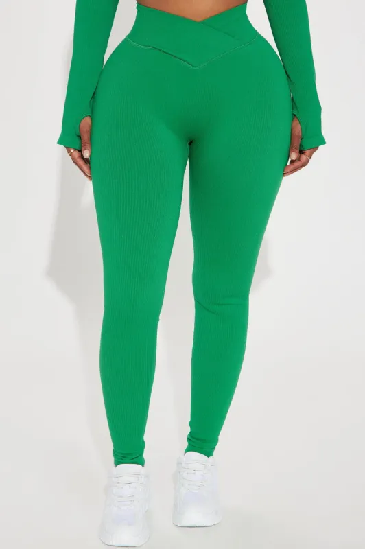 Namaste Seamless Active Leggings - Kelly Green sold by Fashion Nova