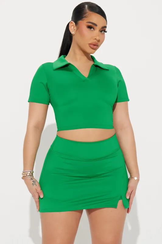 Tennis Play Elevate Active Top - Kelly Green sold by Fashion Nova