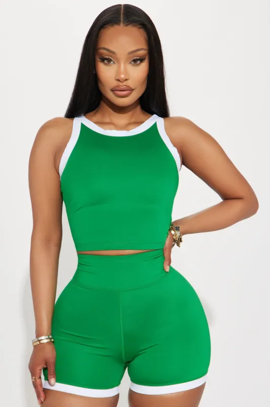 Power Match Elevate Active Top - Kelly Green sold by Fashion Nova