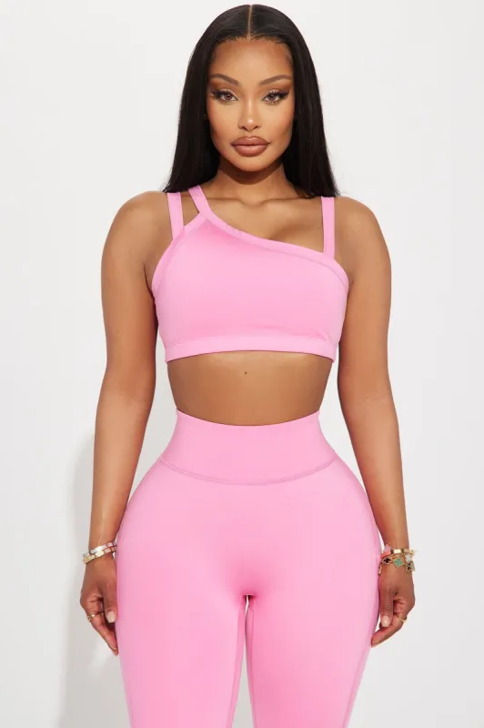 Above The Net Elevate Sports Bra - Bubblegum Pink sold by Fashion Nova