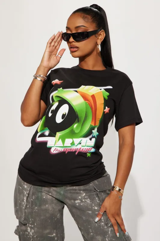 Marvin Spaceman Looney Tunes Graphic Tee - Black sold by Fashion Nova