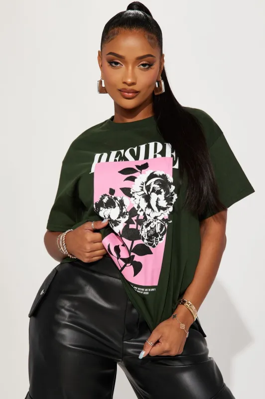 Desire You Graphic Tee - Hunter sold by Fashion Nova