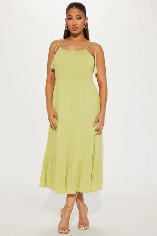 Hailey Maxi Dress - Green sold by Fashion Nova