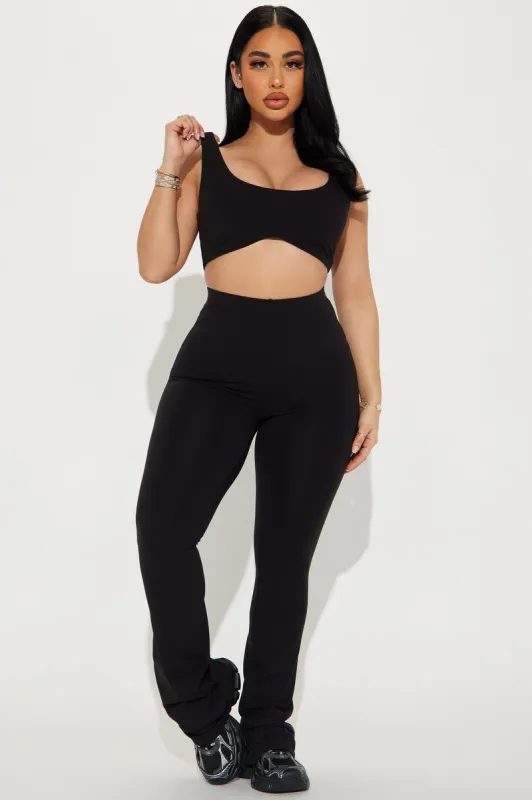 My New Fav Pant Set - Black sold by Fashion Nova