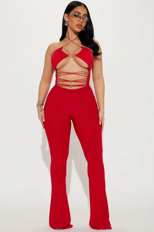Sassy Mood Pant Set - Red sold by Fashion Nova