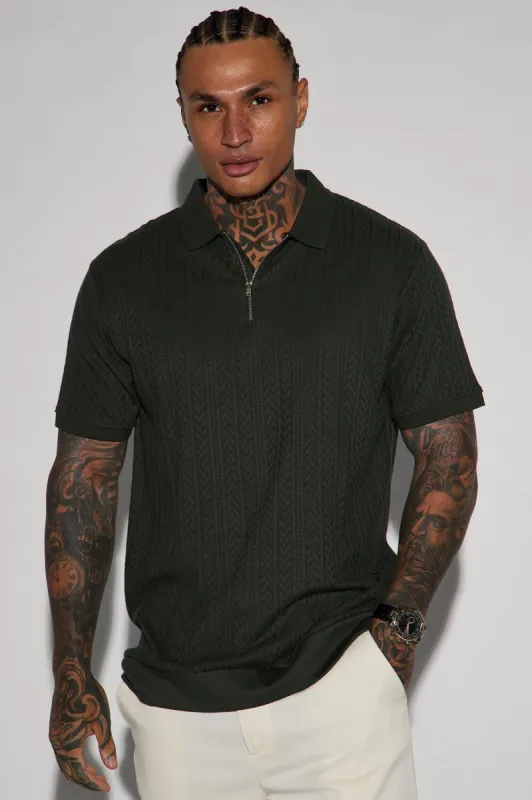 Fairway Short Sleeve Polo - Green sold by Fashion Nova