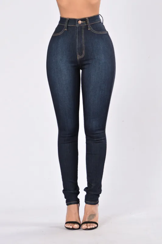 Love So Deep Jeans - Dark Blue sold by Fashion Nova