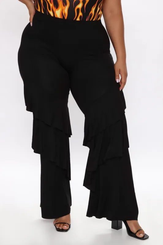 Use Your Imagination Flare Pant - Black sold by Fashion Nova