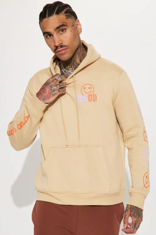Bad Vibes Swag Hoodie - Tan made by Fashion Nova