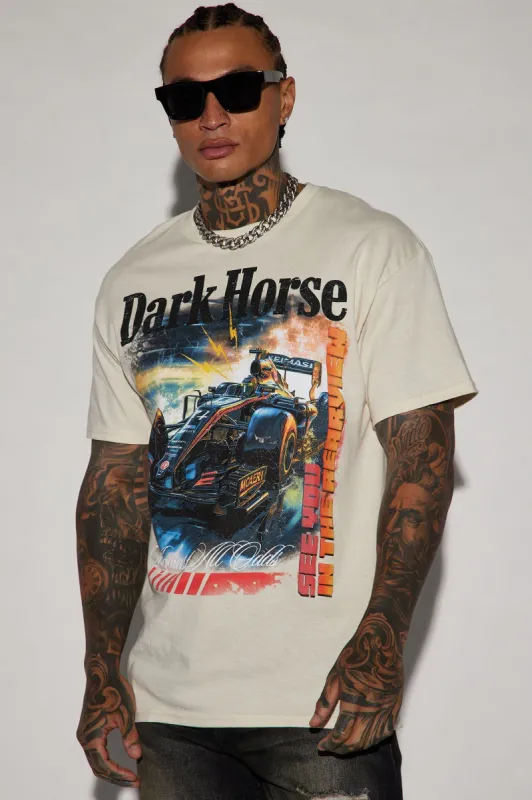 The Underdog Short Sleeve Tee - Off White sold by Fashion Nova