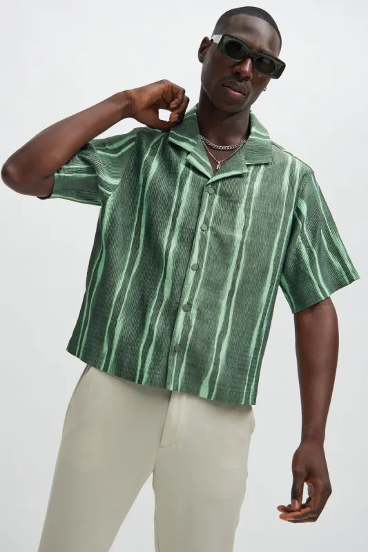Matcha Textured Shirt - Green sold by Fashion Nova
