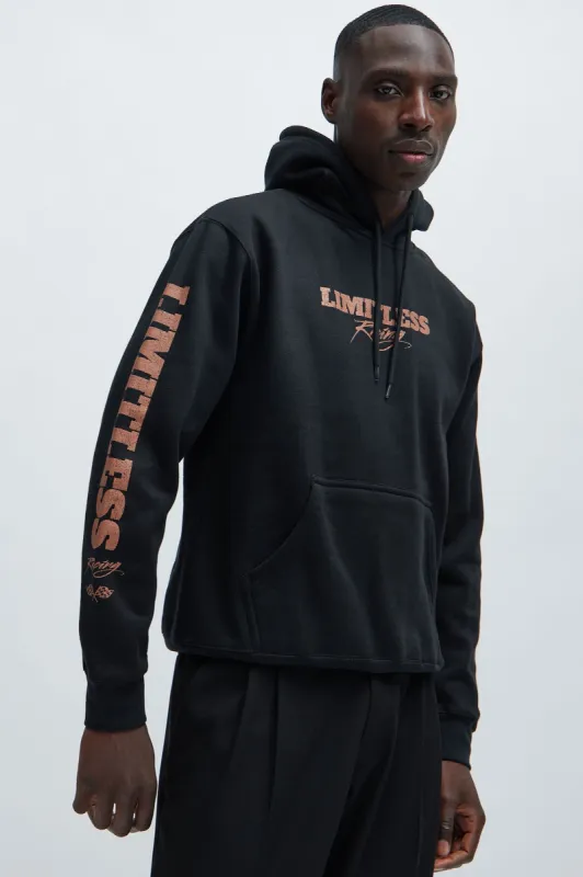 Limitless Racing Hoodie - Black sold by Fashion Nova