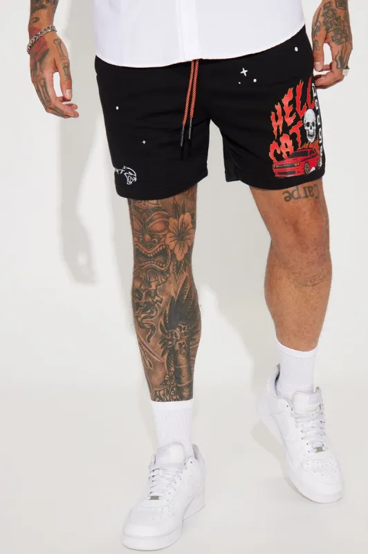 Dodge SRT Hellcat Short - Black sold by Fashion Nova