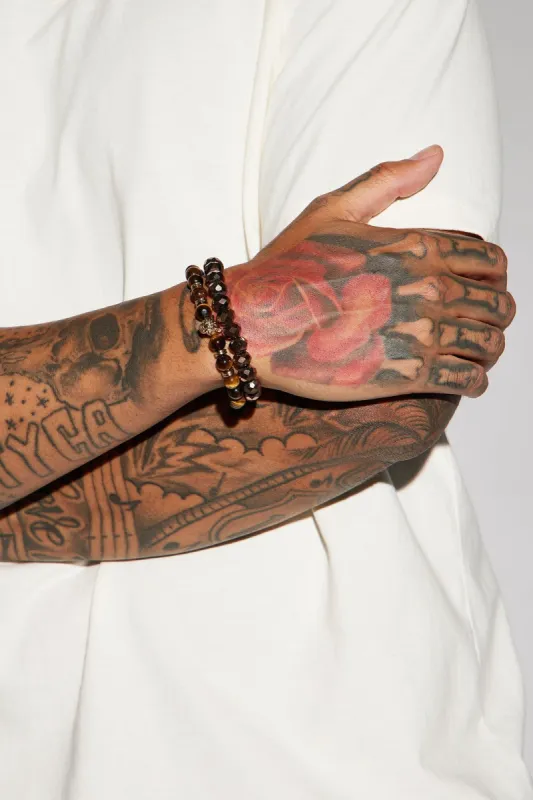 Savaging Feeling Bracelet Set - Multi Color sold by Fashion Nova