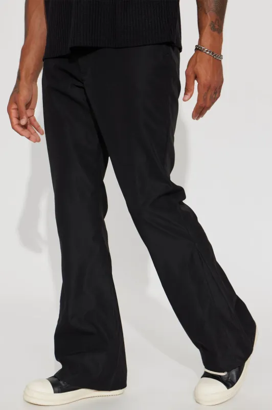 Out Of Patience Trousers - Black sold by Fashion Nova