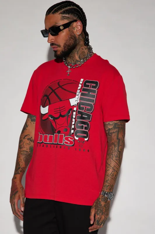 Bulls Turnover Short Sleeve Tee - Red sold by Fashion Nova