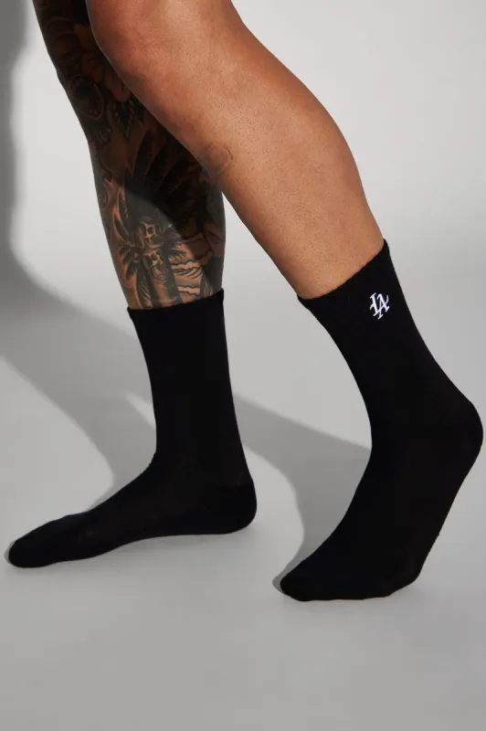 LA Crew Socks - Black sold by Fashion Nova