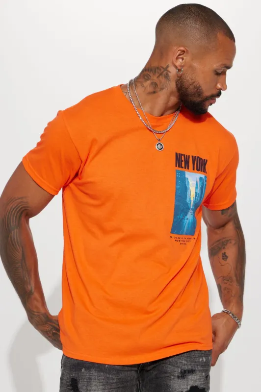 NY Sun Short Sleeve Tee - Orange sold by Fashion Nova