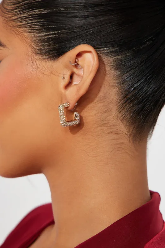 Acting Brand New Earrings - Gold sold by Fashion Nova