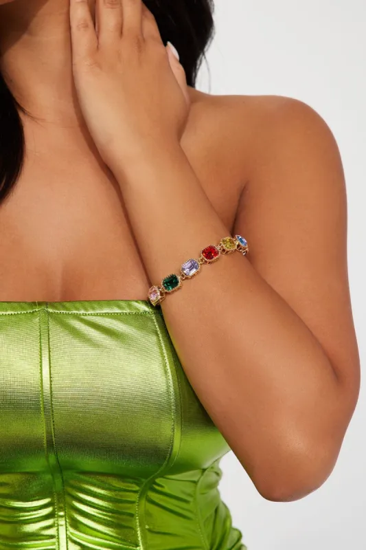 To The Islands Bracelet - Gold/Multi sold by Fashion Nova