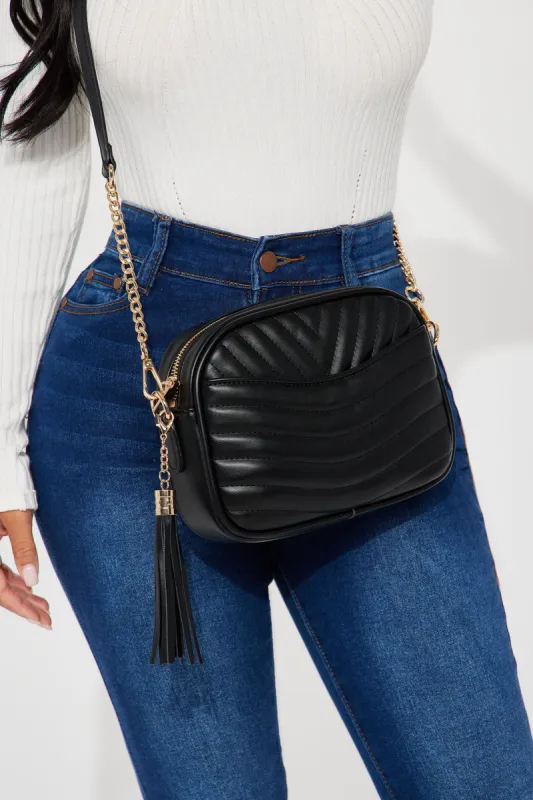 Your Necessity Crossbody Bag   - Black sold by Fashion Nova