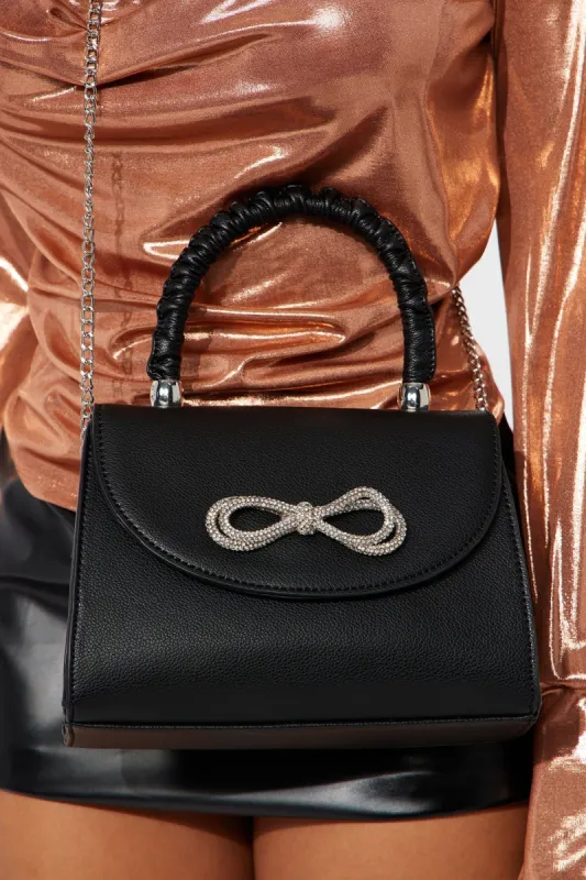 Touch Of Romance Handbag  - Black sold by Fashion Nova