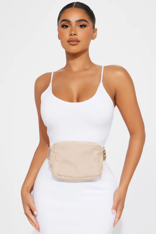 Casual Weekend Fanny Pack - Nude sold by Fashion Nova