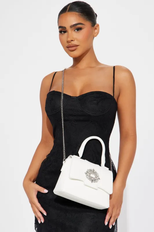 Get Ready Handbag  - White sold by Fashion Nova
