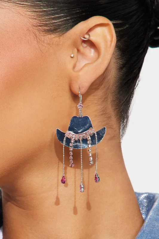 New Cow Girl Earrings  - Silver sold by Fashion Nova