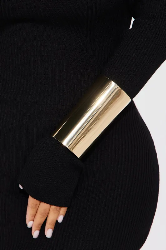 Fun Times Cuff Bracelet - Gold sold by Fashion Nova