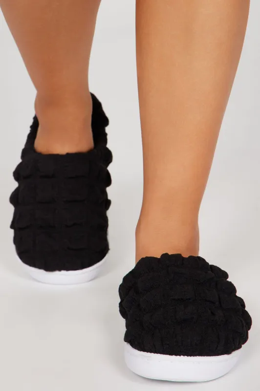 Better This Way Casual Slides - Black sold by Fashion Nova