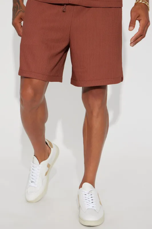 Show Up Basketball Short - Chocolate made by Fashion Nova