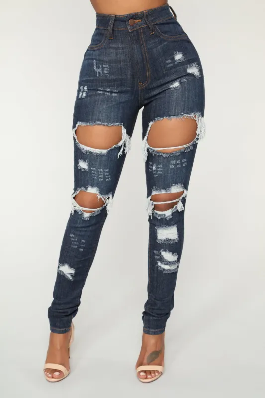 Drama Jeans - Dark Denim sold by Fashion Nova