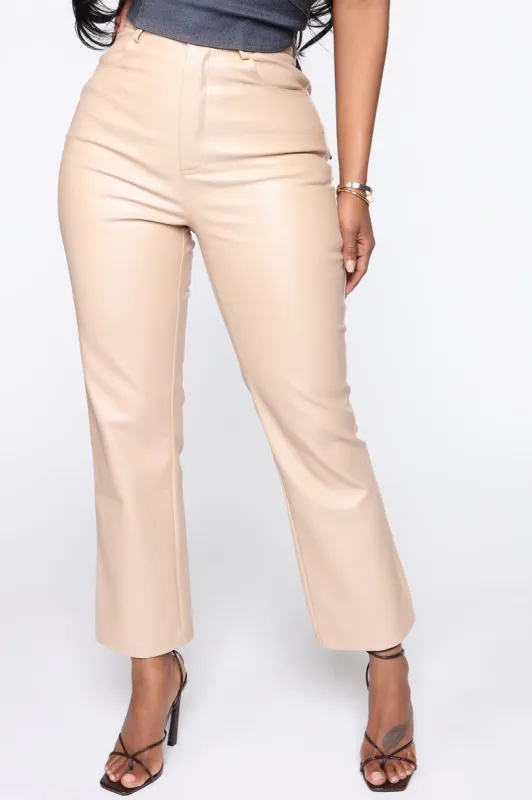 Not Yours To Keep PU Pant - Nude sold by Fashion Nova