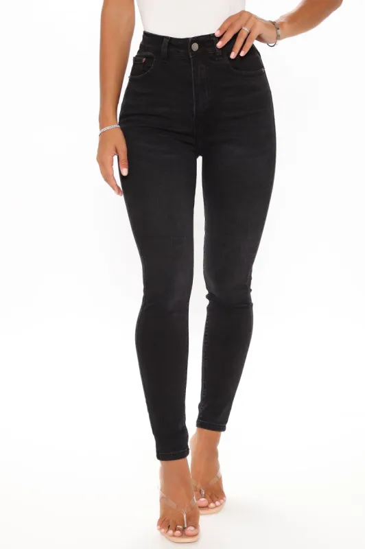 Dancin' In The Moonlight Skinny Jeans - Black sold by Fashion Nova