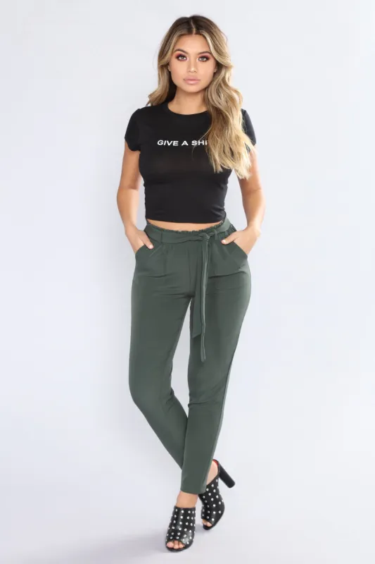 Carmelita Pants - Olive sold by Fashion Nova