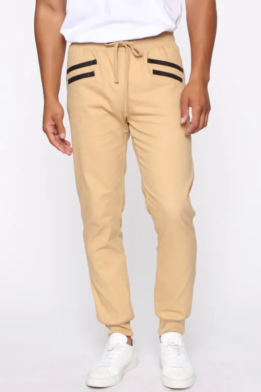 Casual Day Jogger - Khaki sold by Fashion Nova