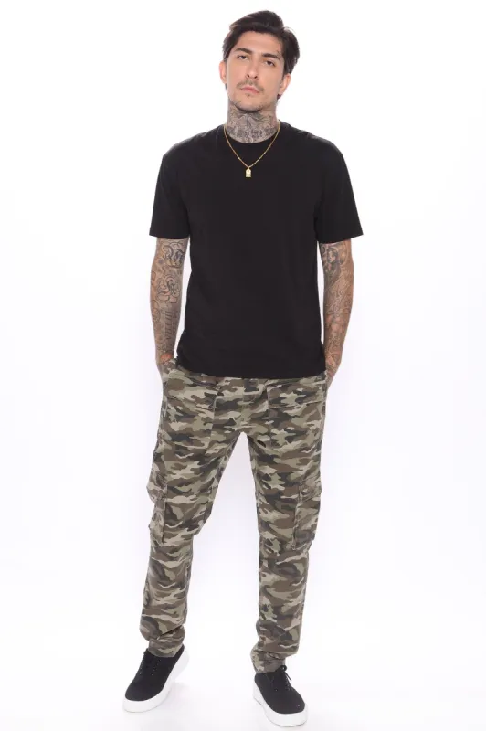 Cadet Utility Cargo Jogger - Camouflage sold by Fashion Nova