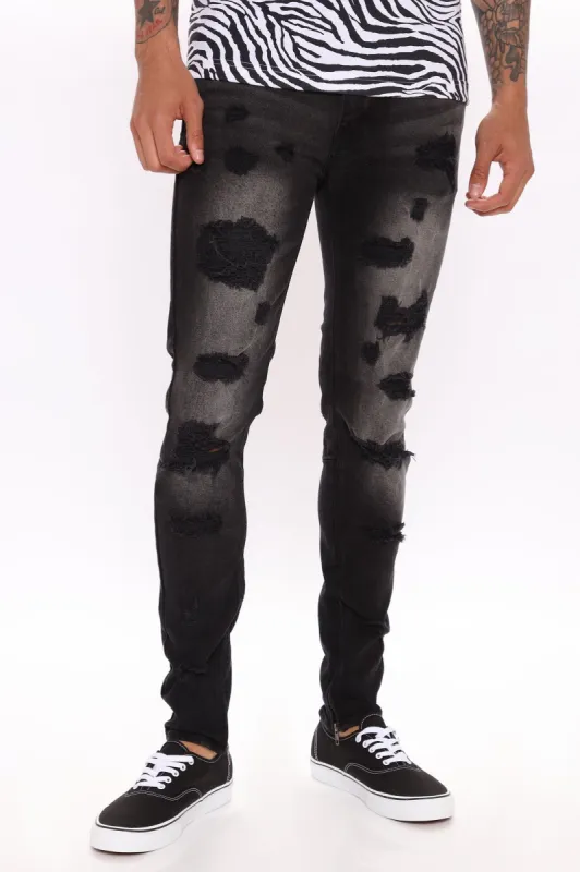 Stay Positive Skinny Jean - Black sold by Fashion Nova