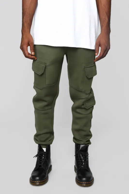 Winson Fleece Jogger Pant - Olive sold by Fashion Nova