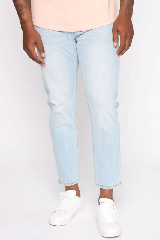 London Cropped Skinny Jean - Light Wash sold by Fashion Nova